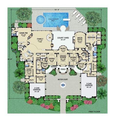 mansion house layout|Mansion Floor Plans (Including Types and Examples) .